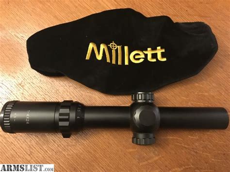 Armslist For Sale Millett Dms 1 1 4x24 Illuminated Scope
