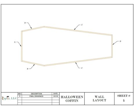 Halloween Coffin Plans Plans Only Build A Coffin Decoration Etsy In