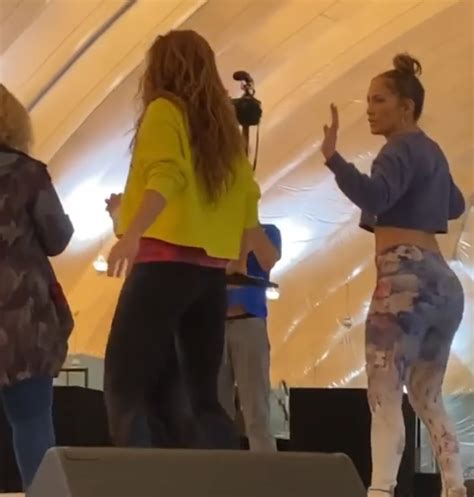 jennifer lopez teaches shakira her butt shaking skill in cute throwback video