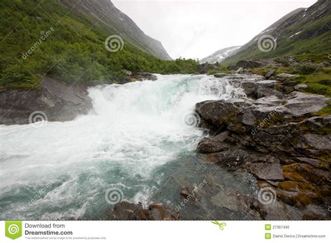 Norwegian Mountain River Stock Photo Image 27367490