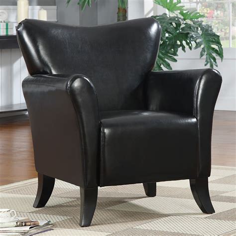 Tubular steel frame with double radius curved back for superior lumbar support. Details about Living Black Leather-like Vinyl Stationary ...