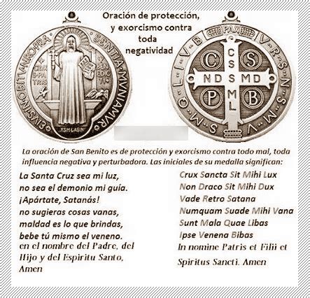 Rezar Con Oraciones Medalla Cruz Del Abad San Benito De Nursia