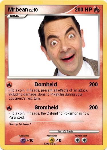 Pokémon Mr Bean 471 471 Domheid My Pokemon Card
