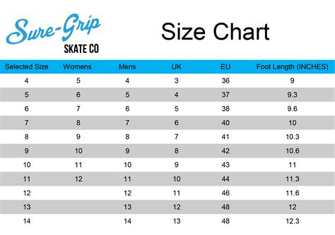 Ice Skate Size Chart Cheap Selling Save 68 Jlcatjgobmx