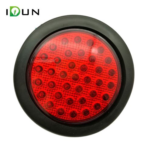 4 Inch Round Red 37 Chips 24 Volts Led Truck Lights Buy 24 Volts Led