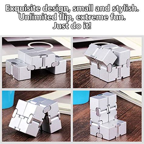 Fufuyou Infinity Cube Fidget Cube Anxiety Stress Relief Toy For Adults
