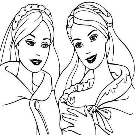 Our second grade coloring pages are as educational as they are fun. Barbie Princess And Her Best Friend Coloring Page: Barbie Princess and Her Best Friend Coloring ...