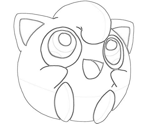 Jigglypuff Pokemon Character Coloring Page Download And Print Online