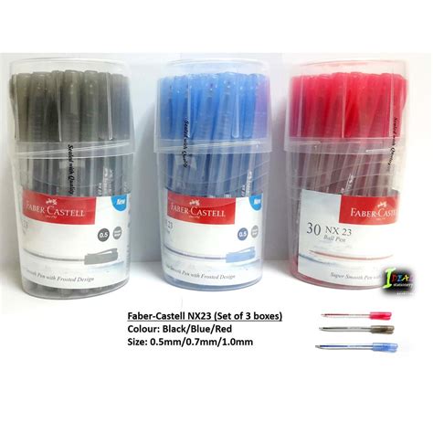 Get the best faber castel pens at amazing deals on alibaba.com. Faber Castell NX 23 Ball Pen (SET of 3 boxes) | Shopee ...