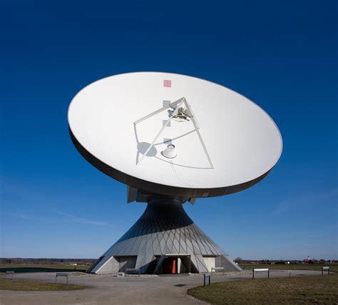 A Cassegrain Antenna At The Satellite Communication Facility In