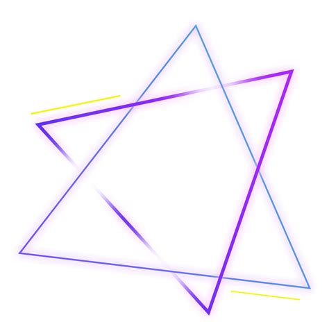 Ftestickers Overlay Star Triangles Neon Sticker By Pann70
