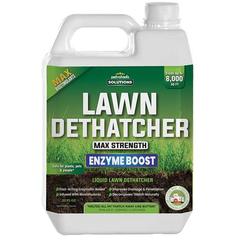 Buy Petratools Liquid Dethatcher Lawn Dethatcher Aerator Grass Dethatcher Thatch Rake