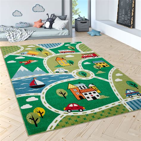 Kinderteppiche begleiten die jüngsten von beginn an. Kinder-Teppich Straßen-Design Kinderzimmer | teppich.de