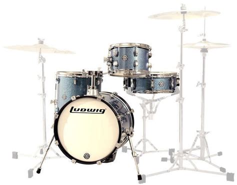 Ludwig Drums Breakbeat By Questlove 4 Piece Drum Kit Azure Sparkle