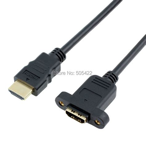 Hdmi A 14 19pin Male To Hdmi A Type Female Extension Cable With Screw