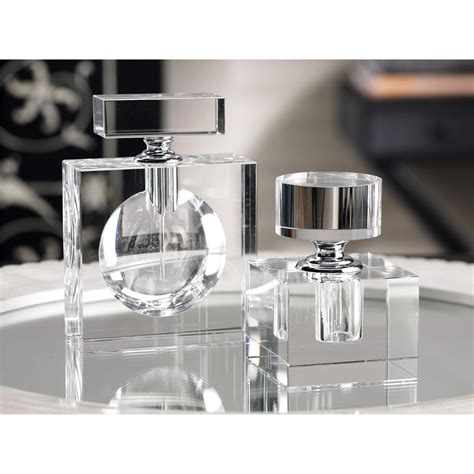 Elly Modern Classic 6 Rectangulas Glass Decorative Perfume Bottle