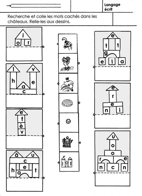 Les Rois Langage écrit Lettres Composant Des Mots école Maternelle