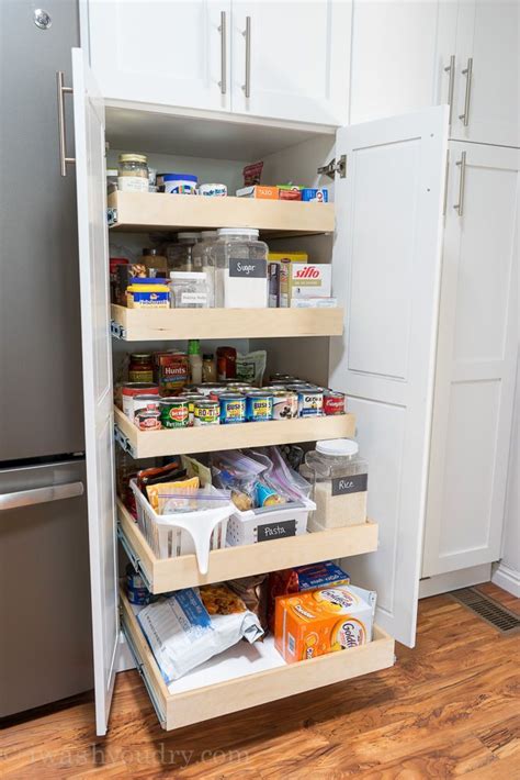 Roll Out Pantry Shelves For Extra Deep Pantry More Deep Pantry