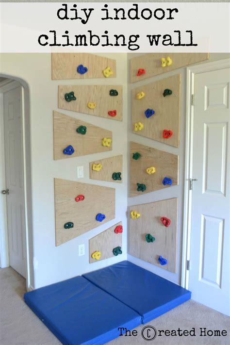 How To Build A Simple Adaptable Indoor Climbing Wall Kidsroomsideas