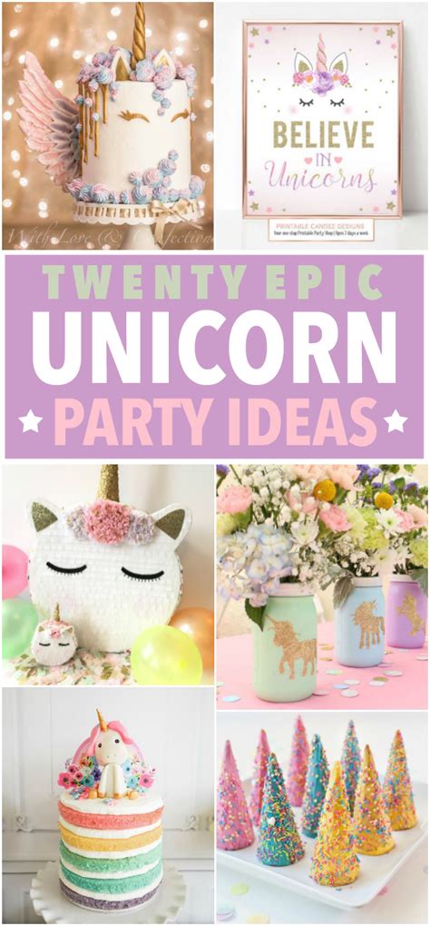 Birthday Outdoor Unicorn Party Ideas