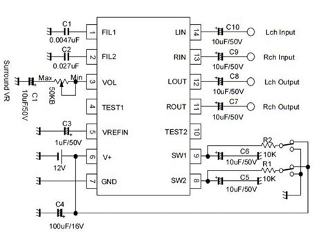 Which sound is a dimension to the listening. 3D surround system circuit | Electronic Circuit Diagram and Layout
