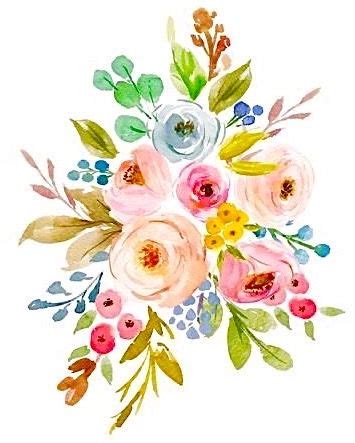 Pin By Ruth Josephson On Art Florals Floral Watercolor Floral