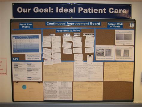 East Tennessee Childrens Hospital Ci Board Healthcare Kaizen
