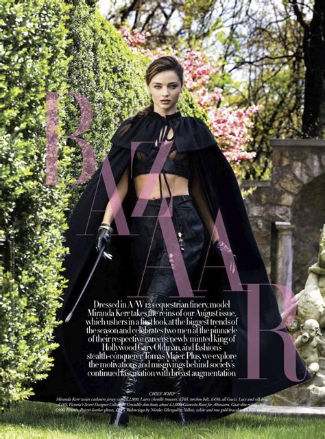 Miranda Kerr By Giampaolo Sgura For Uk Harper S Bazaar August Visual Optimism Fashion