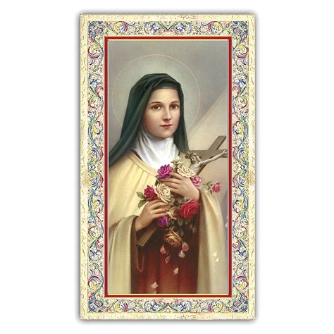Holy Card Saint Therese Of Lisieux Prayer Ita 10x5 Cm Online Sales
