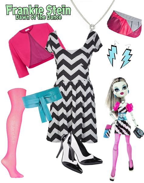 Frankie Stein Dawn Of The Dance Inspired Look Monster High Costume