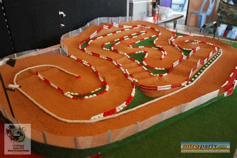 Red Rc Ifmar 18th Scale Worlds Track Layout