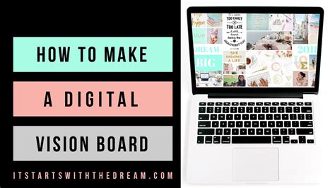 How To Make A Digital Vision Board How To Use Canva To Create A