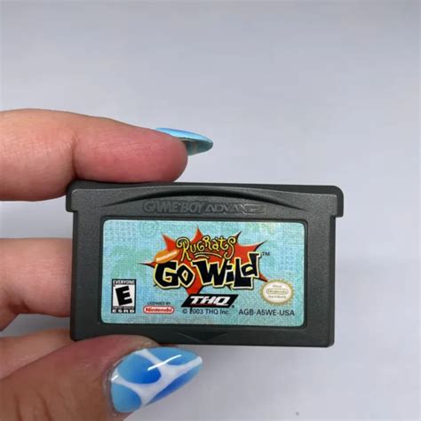 Nickelodeon Rugrats Go Wild Nintendo Game Boy Advance Sp Gba Authentic