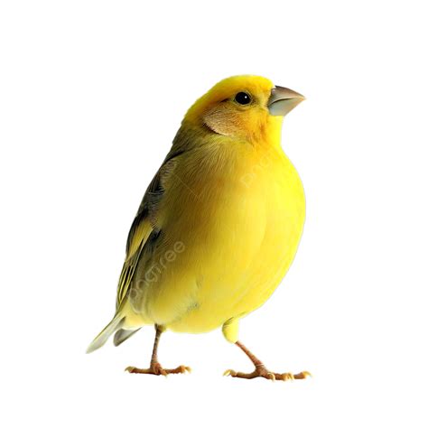 Canary Bird Isolated White Background Canary Bird Animal Png