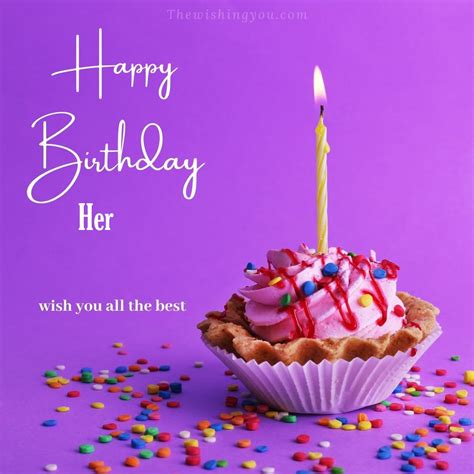100 Hd Happy Birthday Her Cake Images And Shayari