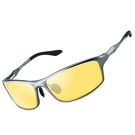 night vision glasses for men women soxick polarized night driving glasses anti glare uv400