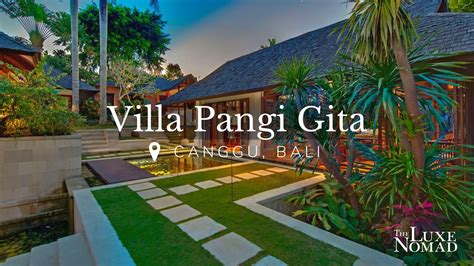 Villa Pangi Gita 3 Bedroom Villa Tour In Canggu Bali Youtube