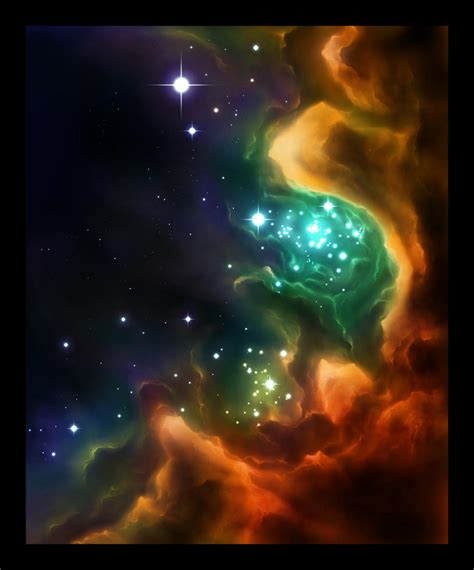 Rainbow Nebula By Ov3rmind On Deviantart