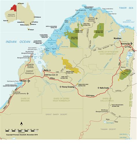 Kimberley Aboriginal Community Map