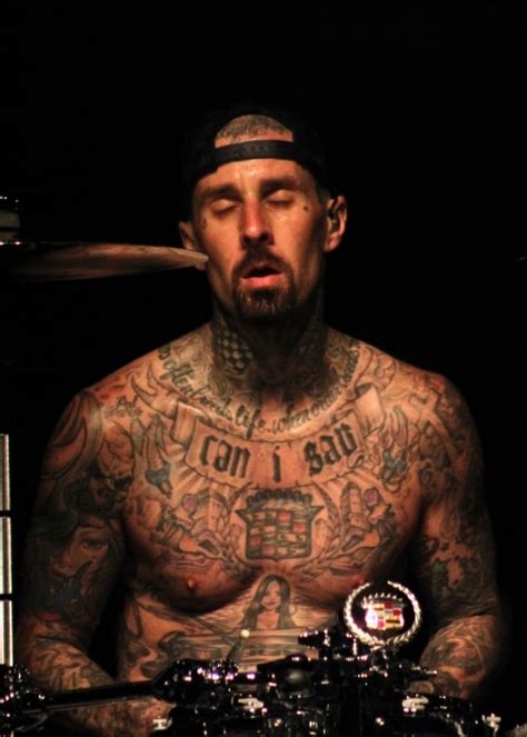 Also famous for his tattoos, he gives the reason for getting them, so he could never go and get a. Travis Barker Height, Weight, Age, Body Statistics ...