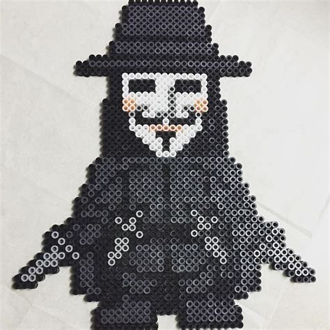 V For Vendetta Pixel Art Pixel Art