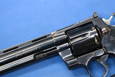 Colt Python 357 Magnum Blued 6 For Sale At