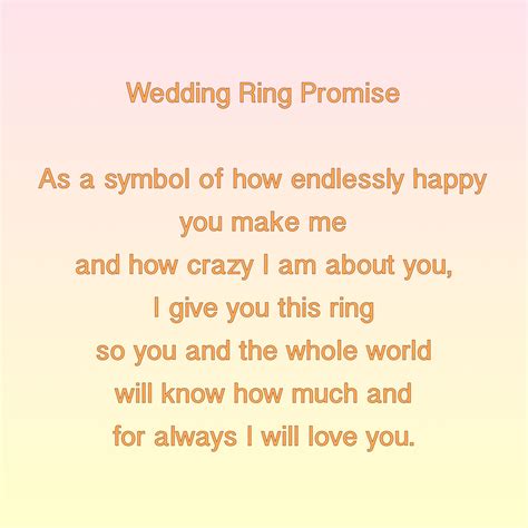 Wedding Ring Exchange Script Jenniemarieweddings