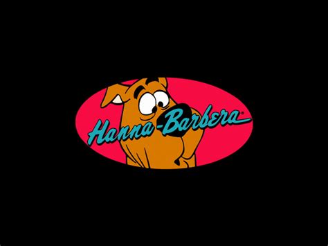 1998 2001 Hanna Barbera Oval Logo With Scooby Doo Scoobydoo