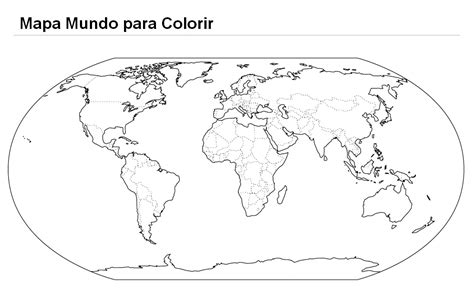 Ver e Fazer Atividades Pedagógicas Imagens do mapa mundo para imprimir