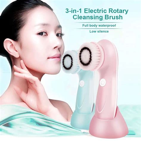 Washing Brush Electric Face Pore Facial Cleanser Brush Electric Rotating Usb Rechargeable Face