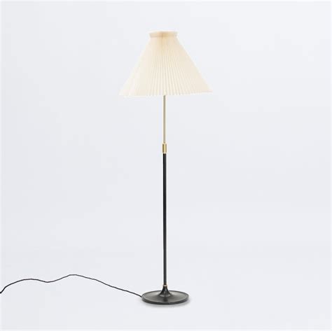 Aage Petersen Le Klint Black Lacquered Floor Lamp