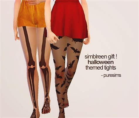 Halloween Tights At Puresims Via Sims 4 Updates Check More At