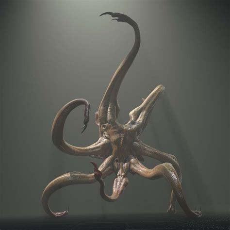 fhtagn and tentacles — trilobite concept art by neville page monster concept art alien concept