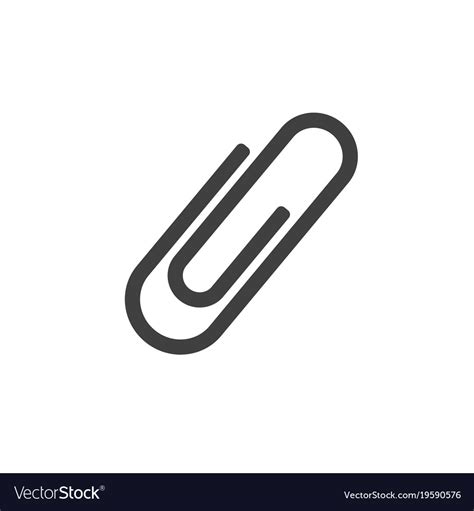 Paperclip Icon Vector